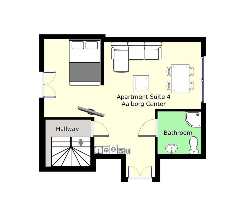 Aday - Apartment Suite 4 Aalborg Center Εξωτερικό φωτογραφία